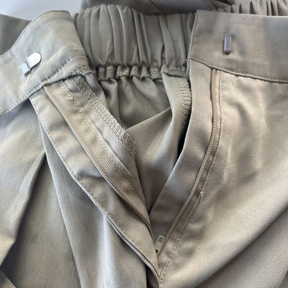 Solado Side Leg Chino Pants Light Sage Green with Tie Waist And Elastic Back XS - Picture 11 of 11